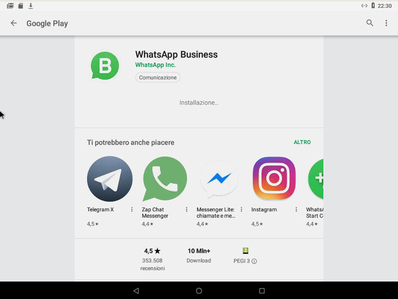 whatsapp business installazione